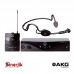 AKG 45 Sports Set BD A / Professional Kablosuz Headset Mikrofon